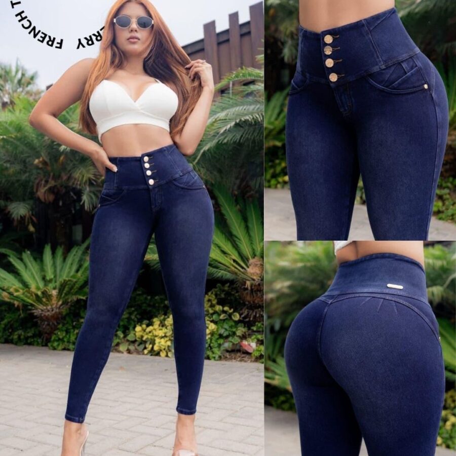 Jeans Push Up Azulino By Jessica