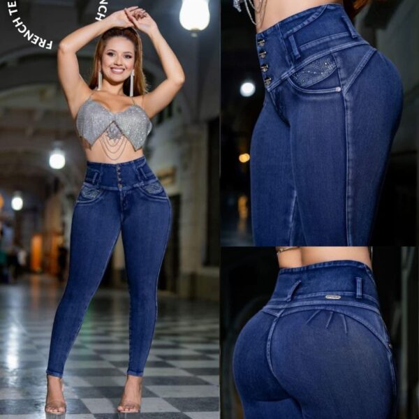 Jeans Push Up Indigo By Jessica