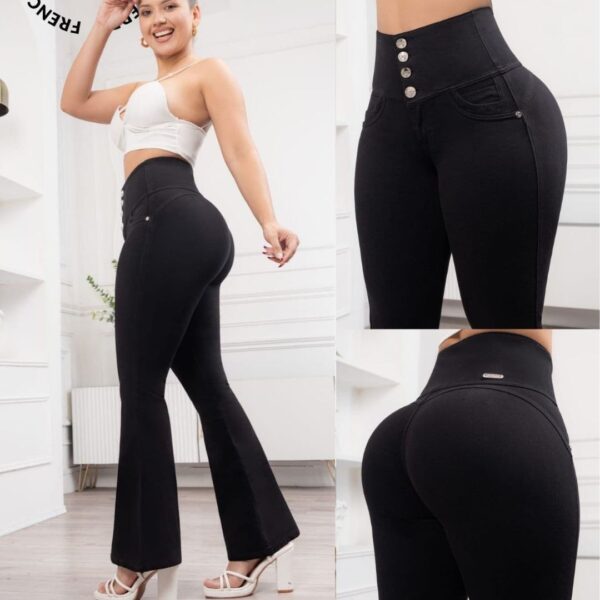Jeans Push Up Negro Basic By Jessica